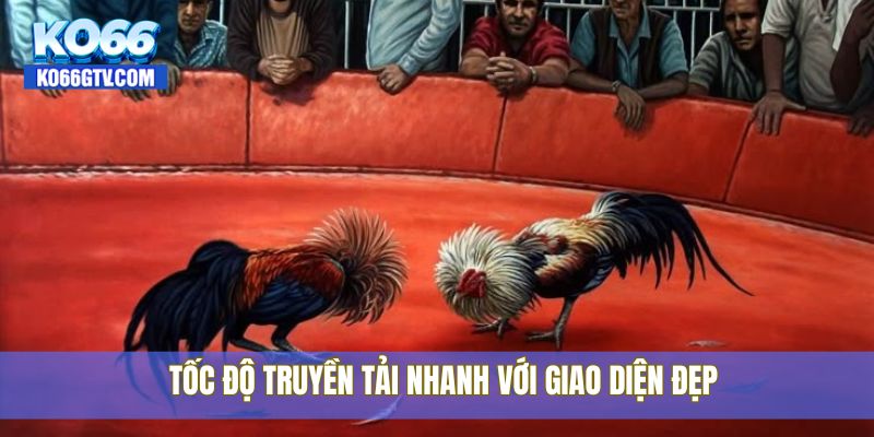 Tốc độ truyền tải nhanh với giao diện đẹp